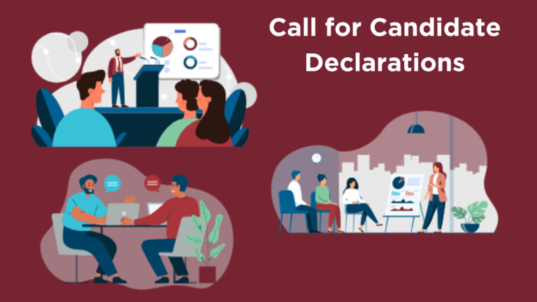 Call for Candidate Declarations