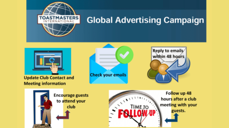 District 23 Participates in Toastmasters’ Global Advertising Campaign