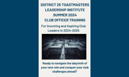 Miss the District’s Club Officer Training?