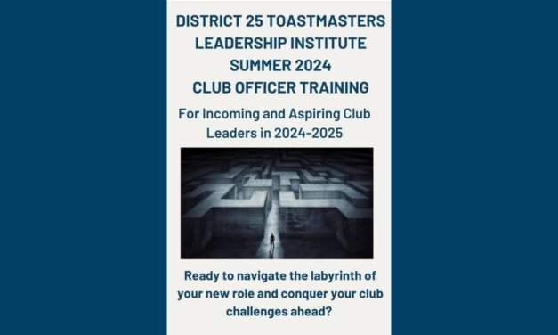 Miss the District’s Club Officer Training?