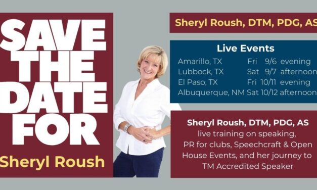 Join Us for IN-PERSON WORKSHOPS with DTM and Accredited Speaker Sheryl Roush