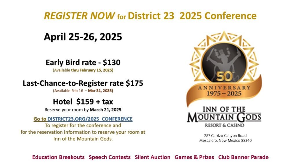 2025 conference registration info